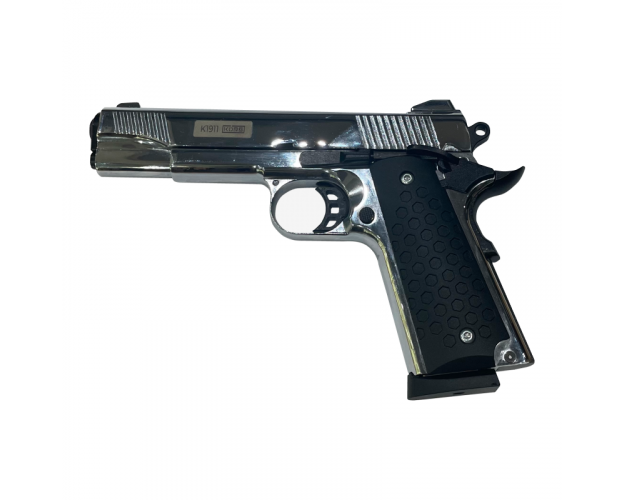 Сигнальный пистолет K1911 KURS Classic (Colt) кал. 5,5 мм под 10ТК, хром