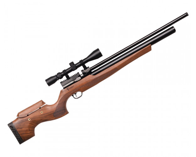 Пневматическая винтовка Kuzey K60 / K600 (орех, PCP, 3 Дж) 5,5 мм