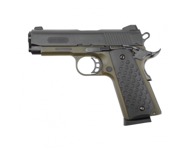 Сигнальный пистолет K1911 KURS Compact (Colt) кал. 5,5 мм под 10ТК, хаки