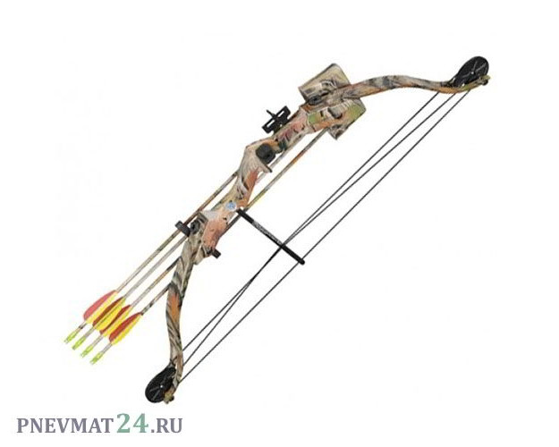 Детский блочный лук Man Kung MK-CB010, 11 кг, 84 см (камуфляж)